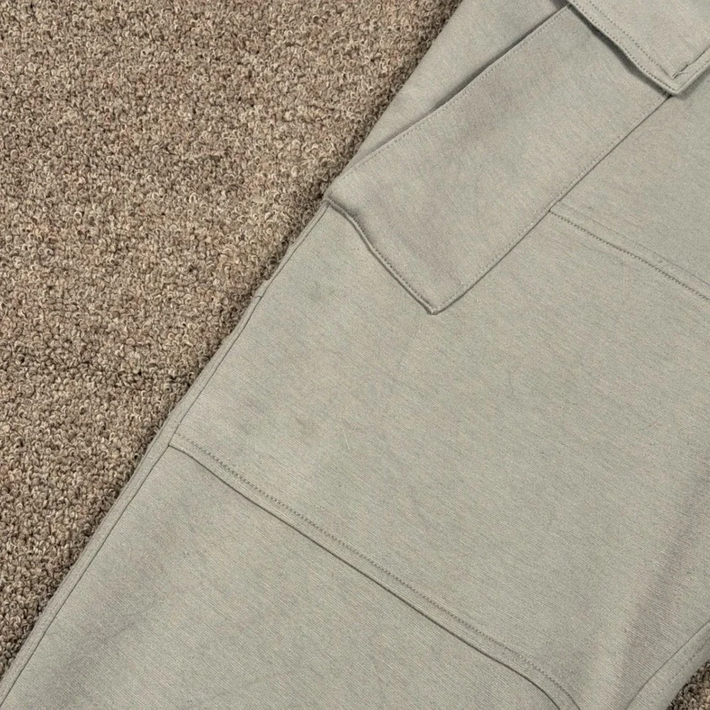 American Eagle Men's 24/7 Cargo Jogger Pants Tan Drawstring Size M‎